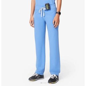 FIGS Livingston Basic Scrub Pants Tall in XL Ceil Blue